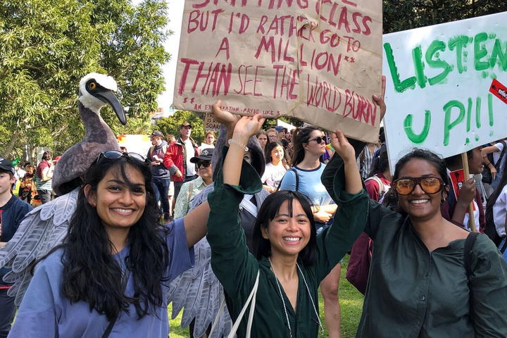 Climate March - here's to the kids!