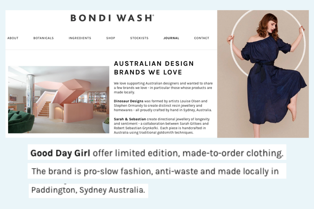 Thank you Bondi Wash!