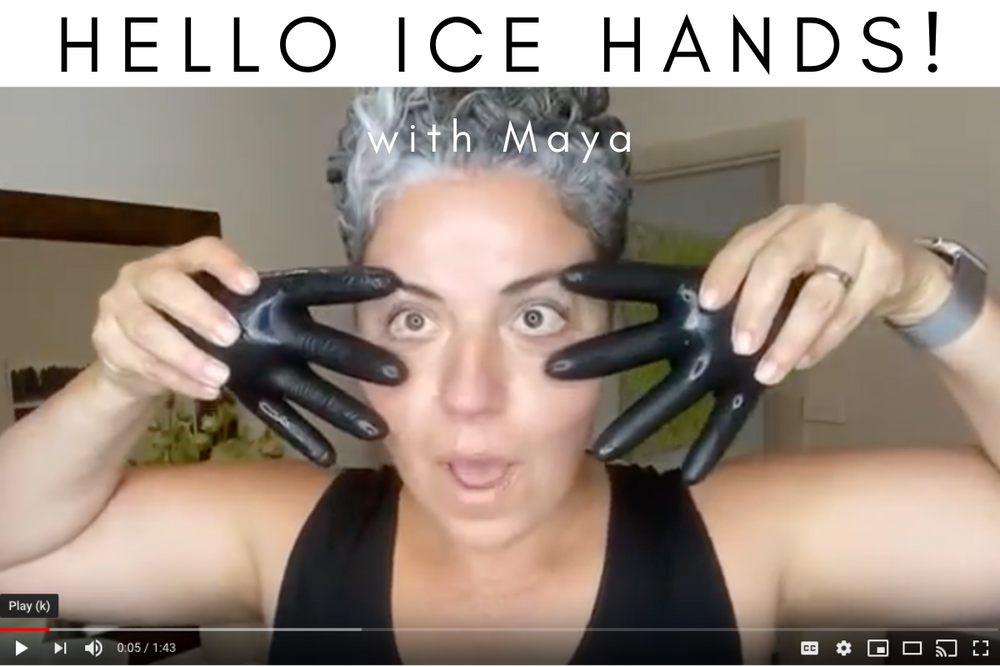 Maya's Ice Hand Treatment