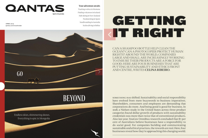 In the News - Qantas Magazine