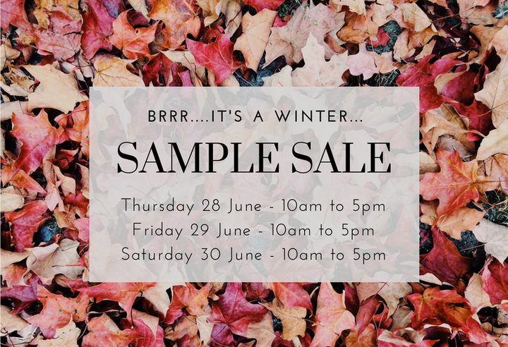 Winter Sample Sale